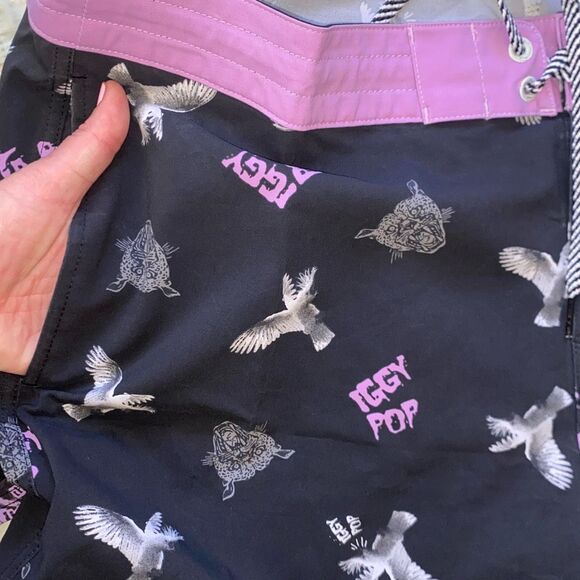 Billabong NWT 2 HTF Pairs Sundays Biggy Pop + Poster Lo Tides 18 Boardshort 38 - Picture 4 of 11